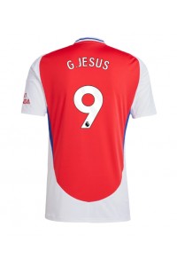 Arsenal Gabriel Jesus #9 Voetbaltruitje Thuis tenue 2024-25 Korte Mouw